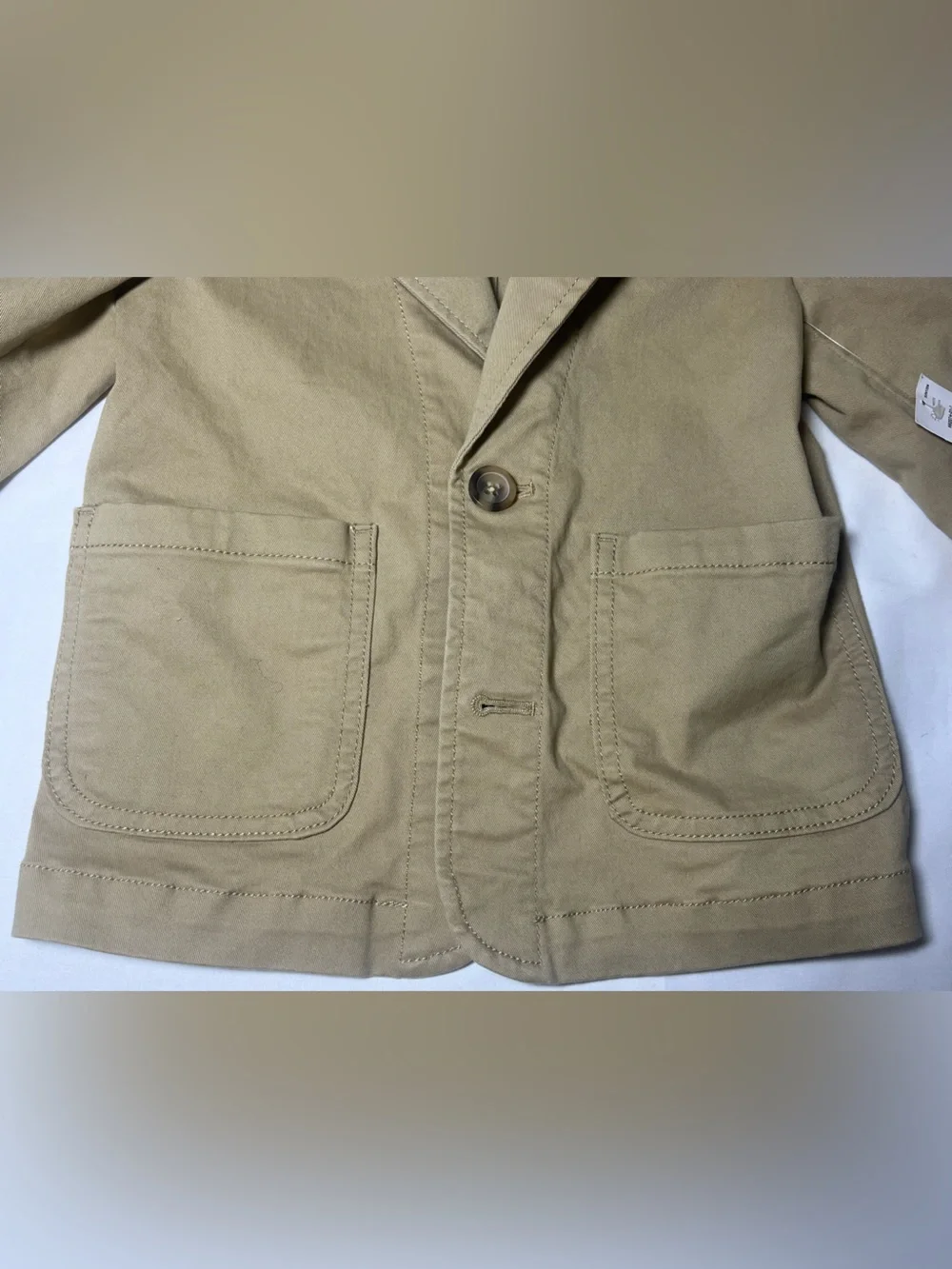 Baby GAP Light Khaki Cotton Shirt Jacket